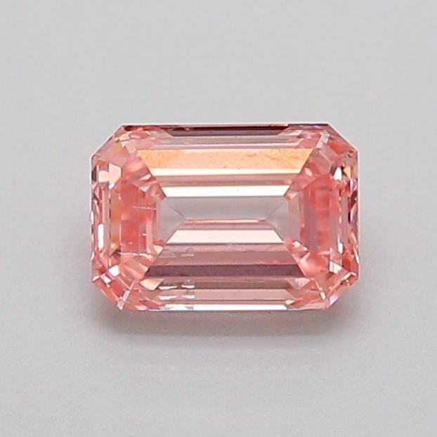 Loose Diamond - EMERALD 0.81ct Fancy Intense Pink SI2: Loose Diamond - EMERALD 0.81ct Fancy Intense Pink SI2 Source: This is a real non-mined Diamond that has been grown in a lab Shape: EMERALD Carats: 0.81 Color: Fancy Intense Pink Certification: NONE Vi