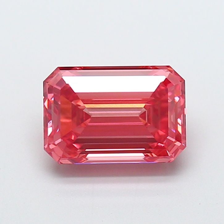 Loose Diamond - EMERALD 3.03ct Fancy Vivid Pink VS1 (1 of 1)