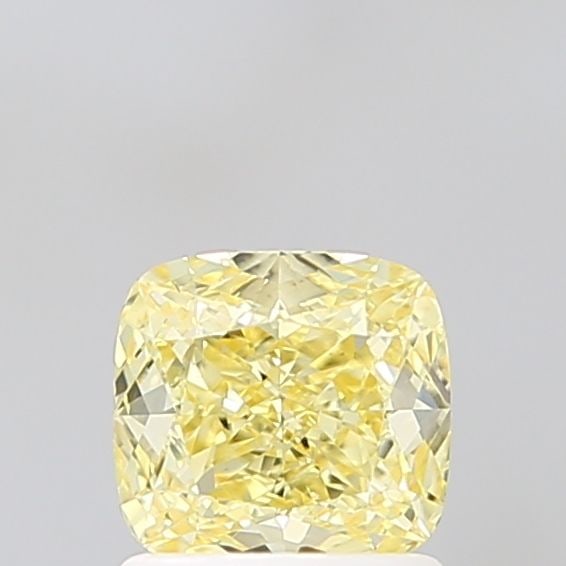 Loose Diamond - CUSHION MODIFIED 1.08ct Fancy Intense Yellow VS1: Loose Diamond - CUSHION MODIFIED 1.08ct Fancy Intense Yellow VS1 Source: This is a real non-mined Diamond that has been grown in a lab Shape: CUSHION MODIFIED Carats: 1.08 Color: Fancy Intense Yellow