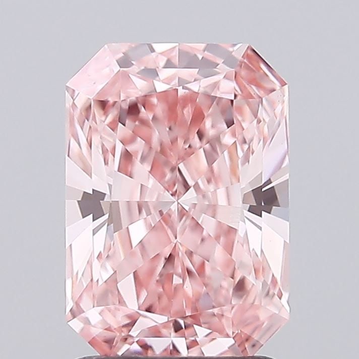 Loose Diamond - RADIANT 1.52ct Fancy Vivid Pink VS1: Loose Diamond - RADIANT 1.52ct Fancy Vivid Pink VS1 Source: This is a real non-mined Diamond that has been grown in a lab Shape: RADIANT Carats: 1.52 Color: Fancy Vivid Pink Certification: IGI Video: