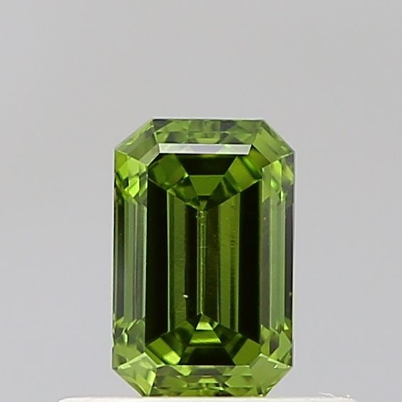 Loose Diamond - EMERALD 0.51ct Fancy Vivid Green VS2 (1 of 1)