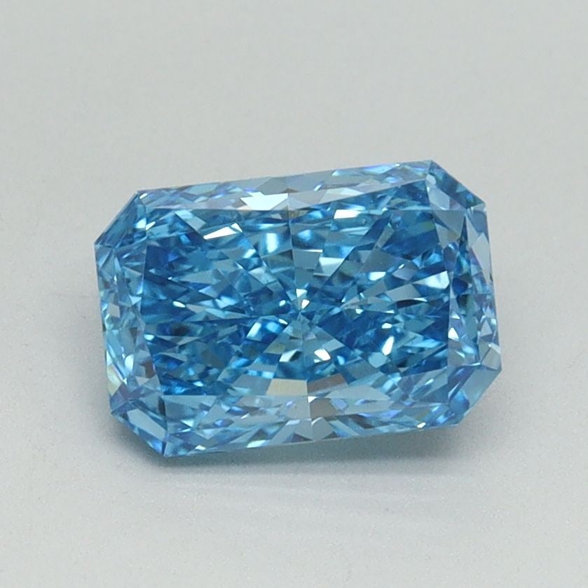 Loose Diamond - RADIANT 1.19ct Fancy Vivid Blue VVS2: Loose Diamond - RADIANT 1.19ct Fancy Vivid Blue VVS2 Source: This is a real non-mined Diamond that has been grown in a lab Shape: RADIANT Carats: 1.19 Color: Fancy Vivid Blue Certification: IGI Video: