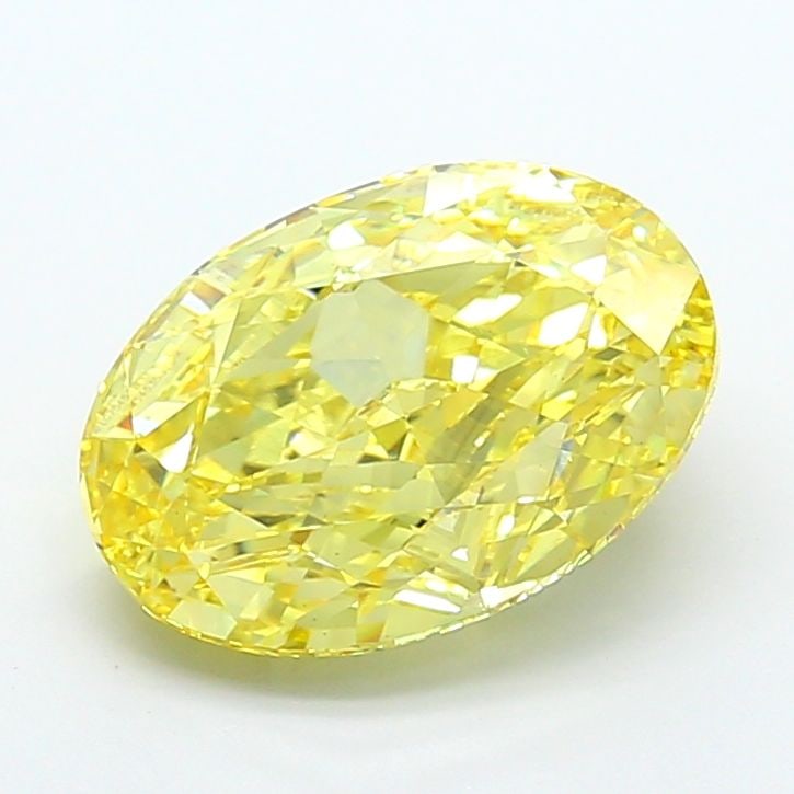 Loose Diamond - OVAL 7.0ct Fancy Vivid Yellow VS1: Loose Diamond - OVAL 7.0ct Fancy Vivid Yellow VS1 Source: This is a real non-mined Diamond that has been grown in a lab Shape: OVAL Carats: 7.0 Color: Fancy Vivid Yellow Certification: IGI Video: