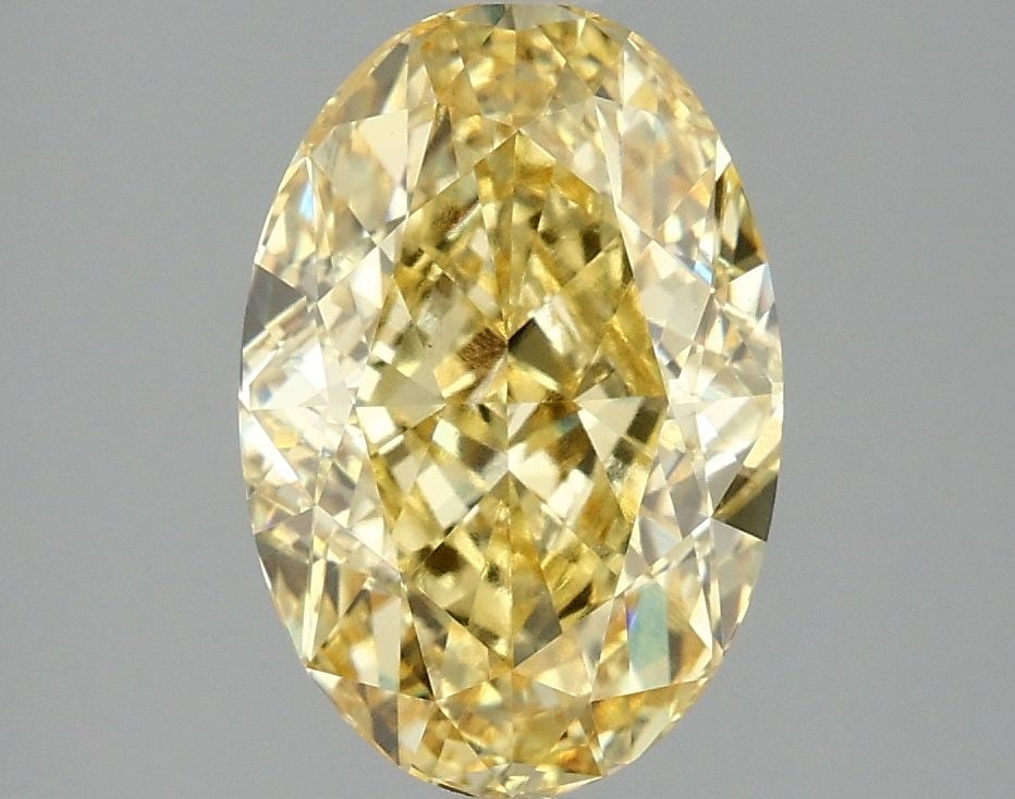 Loose Diamond - OVAL 3.07ct Fancy Vivid Yellow VS2 (1 of 1)