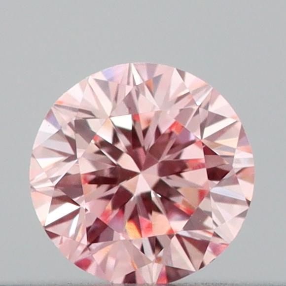 Loose Diamond - ROUND 0.18ct Fancy Intense Pink VS1 (1 of 1)