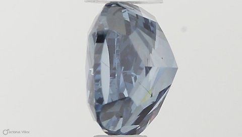 Loose Diamond - CUSHION MODIFIED 0.72ct Fancy Vivid Blue SI2 (1 of 1)