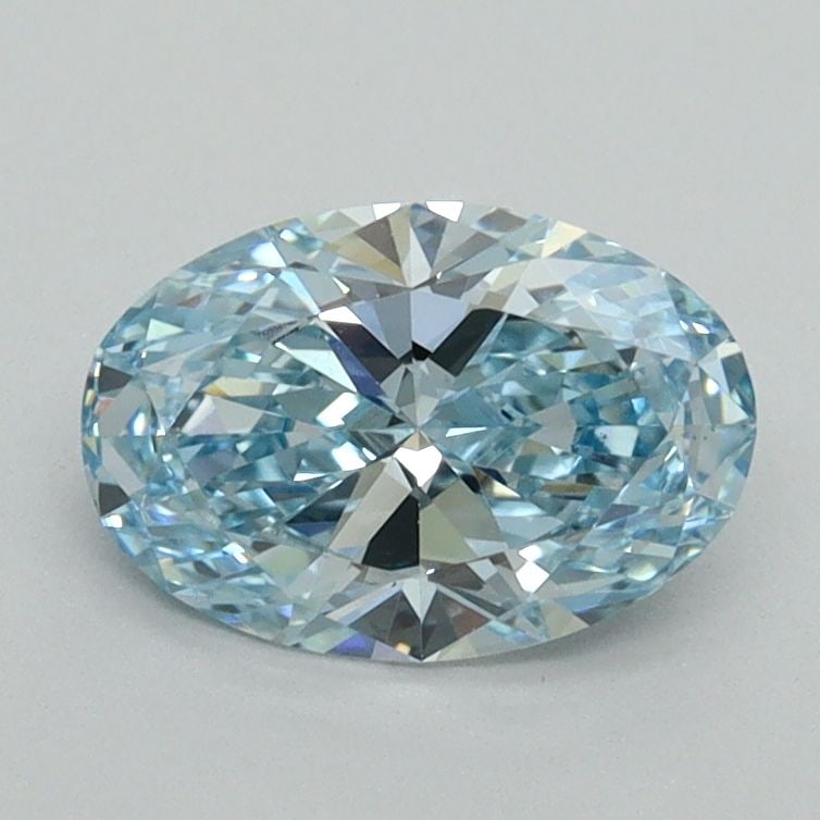 Loose Diamond - OVAL 1.01ct Fancy Vivid Blue VVS2: Loose Diamond - OVAL 1.01ct Fancy Vivid Blue VVS2 Source: This is a real non-mined Diamond that has been grown in a lab Shape: OVAL Carats: 1.01 Color: Fancy Vivid Blue Certification: IGI Video: