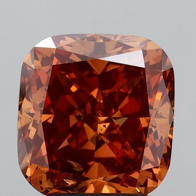 Loose Diamond - CUSHION MODIFIED 3.52ct Fancy Brown SI1: Loose Diamond - CUSHION MODIFIED 3.52ct Fancy Brown SI1 Source: This is a real non-mined Diamond that has been grown in a lab Shape: CUSHION MODIFIED Carats: 3.52 Color: Fancy Brown Certification: IGI