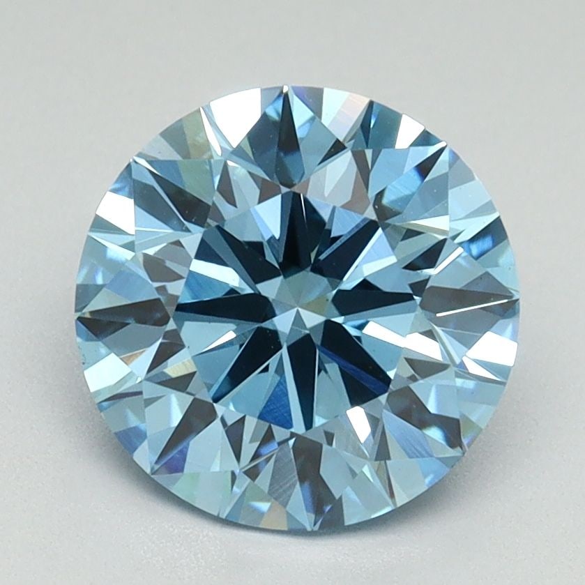 Loose Diamond - ROUND 2.26ct Fancy Vivid Blue VS1 (1 of 1)