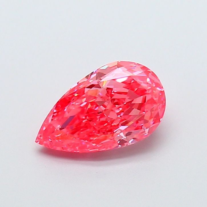 Loose Diamond - PEAR 1.51ct Fancy Vivid Pink VS1: Loose Diamond - PEAR 1.51ct Fancy Vivid Pink VS1 Source: This is a real non-mined Diamond that has been grown in a lab Shape: PEAR Carats: 1.51 Color: Fancy Vivid Pink Certification: IGI Video: