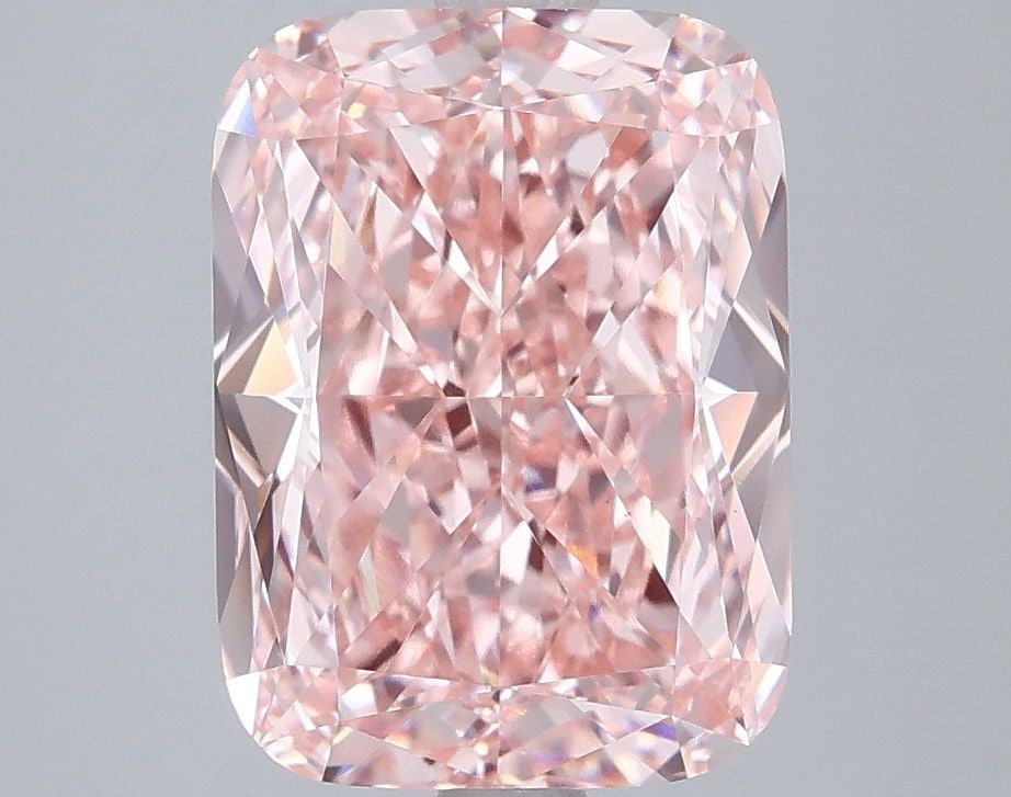 Loose Diamond - CUSHION MODIFIED 3.5ct Fancy Vivid Pink VS1: Loose Diamond - CUSHION MODIFIED 3.5ct Fancy Vivid Pink VS1 Source: This is a real non-mined Diamond that has been grown in a lab Shape: CUSHION MODIFIED Carats: 3.5 Color: Fancy Vivid Pink