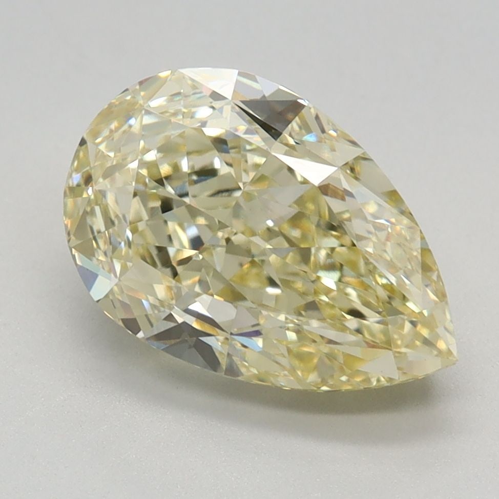 Loose Diamond - PEAR 2.44ct Fancy Yellow VS1: Loose Diamond - PEAR 2.44ct Fancy Yellow VS1 Source: This is a real non-mined Diamond that has been grown in a lab Shape: PEAR Carats: 2.44 Color: Fancy Yellow Certification: IGI Video: