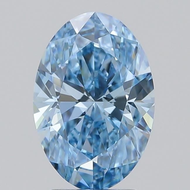 Loose Diamond - OVAL 2.5ct Fancy Vivid Blue VVS1: Loose Diamond - OVAL 2.5ct Fancy Vivid Blue VVS1 Source: This is a real non-mined Diamond that has been grown in a lab Shape: OVAL Carats: 2.5 Color: Fancy Vivid Blue Certification: IGI Video: