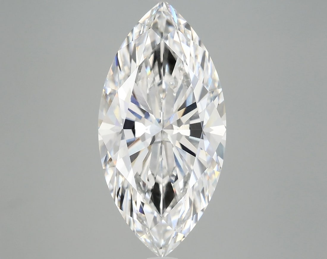 Loose Diamond - MARQUISE 5.1ct E VVS2: Loose Diamond - MARQUISE 5.1ct E VVS2 Source: This is a real non-mined Diamond that has been grown in a lab Shape: MARQUISE Carats: 5.1 Color: E Clarity: VVS2 Certification: IGI Video: