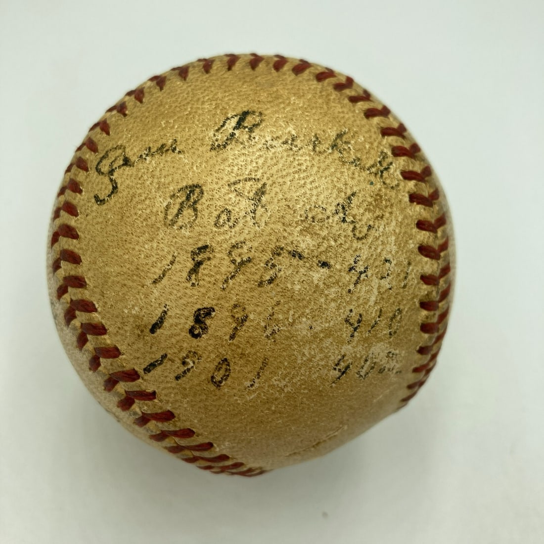 Jesse Burkett Signed Inscribed Baseball JSA COA Rare HOF Memorabilia: Jesse Burkett Signed Inscribed Baseball JSA COA Rare HOF Memorabilia Discover an extraordinary piece of baseball history with this Jesse Burkett signed and inscribed Official National League baseball.