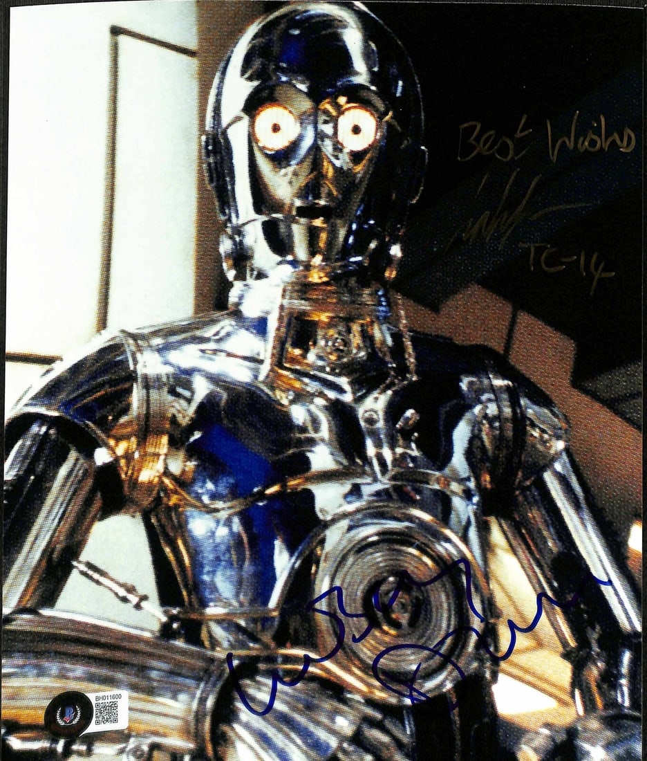 8x10 Photo Signed by Lindsay Duncan and John Fensom as TC-14 Beckett Authenticated: 8x10 Photo Signed by Lindsay Duncan and John Fensom as TC-14 Beckett Authenticated This is an original 8x10 photograph autographed by Lindsay Duncan and John Fensom, who contributed as the voice and p