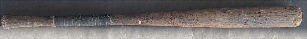 George Sisler Game Used Baseball Bat LS 40K St Louis Browns 1921-1933 Era: George Sisler Game Used Baseball Bat LS 40K St Louis Browns 1921-1933 Era This George Sisler game-used baseball bat is a remarkable piece of sports history, associated with the St. Louis Browns. Craft
