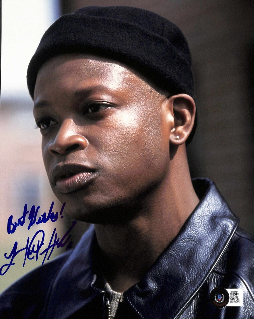 Lawrence Gilliard Jr. Signed 8x10 Photo from The Wire BECKETT Authenticated: Lawrence Gilliard Jr. Signed 8x10 Photo from The Wire BECKETT Authenticated This autographed 8x10 photograph features Lawrence Gilliard Jr., known for his role as "D'Angelo Barksdale" in the acclaimed