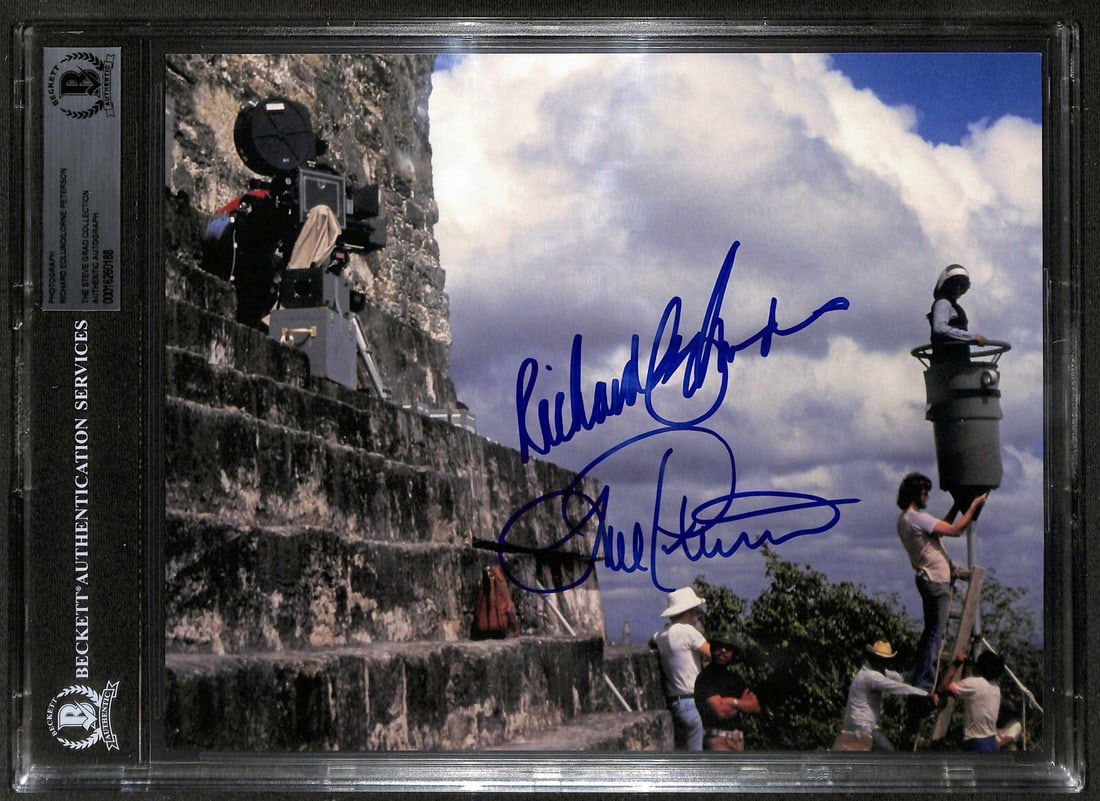 Star Wars ILM Signed 8x10 Photo by Edlund & Peterson BAS Certified: Star Wars ILM Signed 8x10 Photo by Edlund & Peterson BAS Certified This autographed 8x10 photograph features the signatures of Richard Edlund and Lorne Peterson, both Oscar winners from Industrial Lig