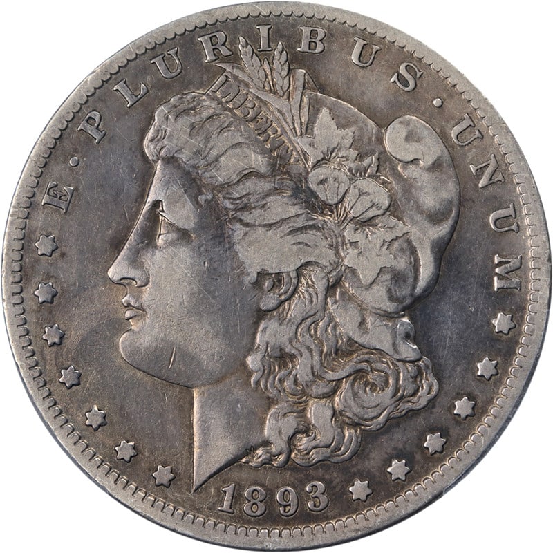 PCGS Fine Details 1893-S Morgan Dollar Silver Key Date Coin: PCGS Fine Details 1893-S Morgan Dollar Silver Key Date Coin This 1893-S Morgan Silver Dollar is certified by PCGS with Fine Details. Featuring a key date, it offers attractive eye appeal with a strong