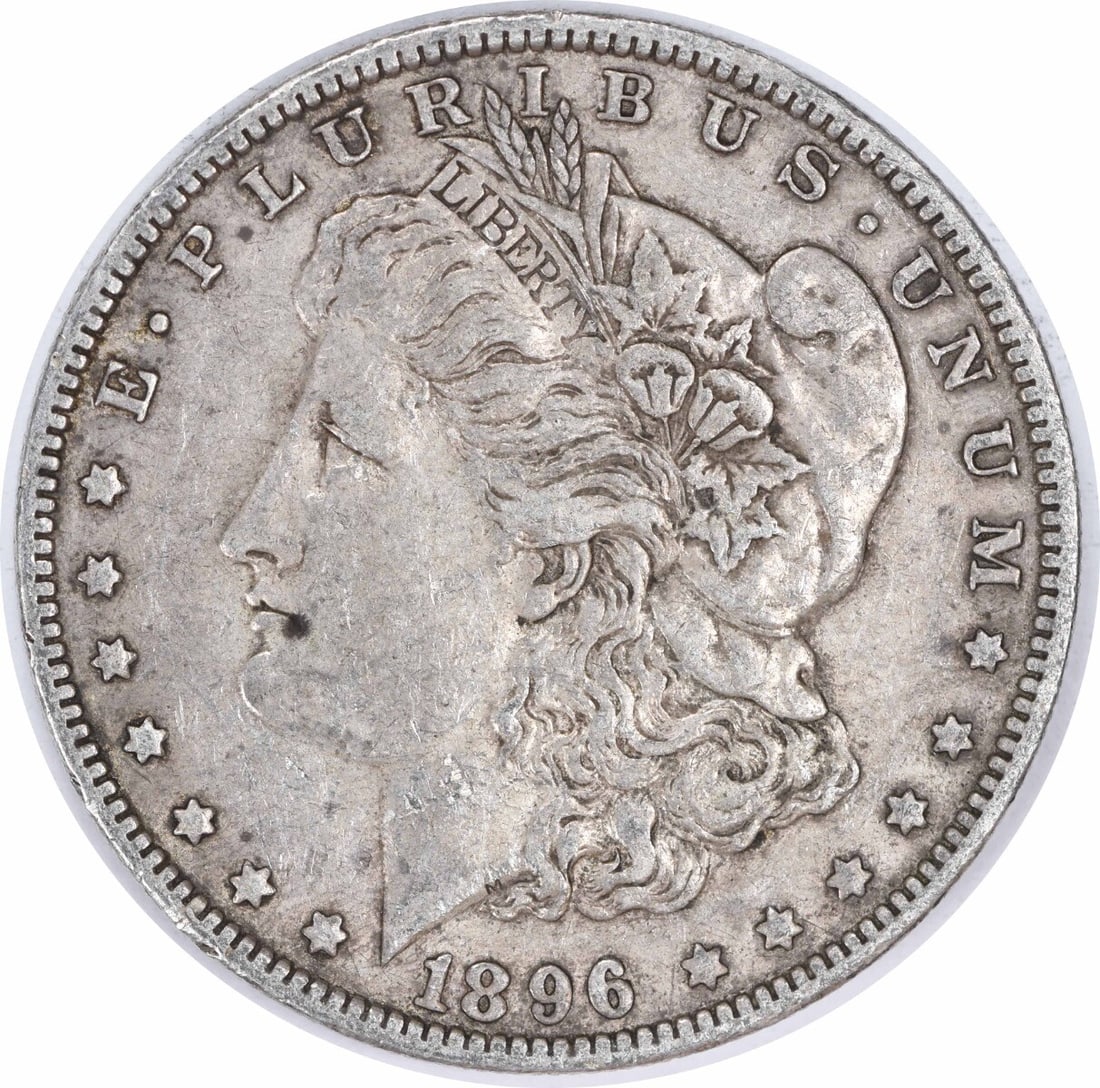 1896-O New Orleans Morgan Dollar XF Silver Uncertified US Coin: 1896-O New Orleans Morgan Dollar XF Silver Uncertified US Coin This is an 1896-O Morgan Silver Dollar from the New Orleans Mint. The coin is circulated and in Extremely Fine (XF) condition. Designed b