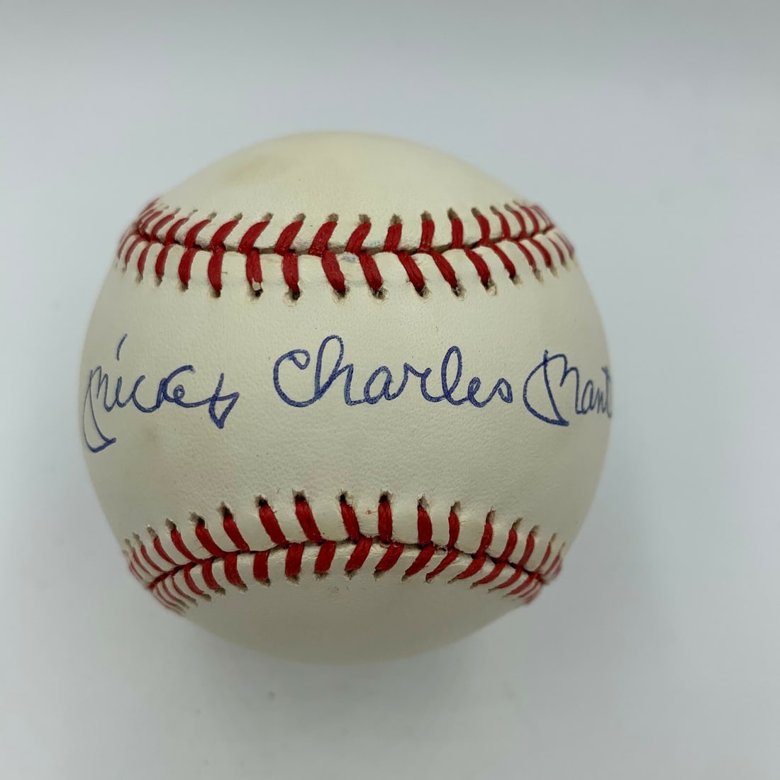 Mickey Mantle Full Name Signed Baseball JSA MINT 9 Yankees: Mickey Mantle Full Name Signed Baseball JSA MINT 9 Yankees This authentic Mickey Charles Mantle signed American League baseball is a remarkable collectible for any baseball enthusiast. Graded MINT 9,