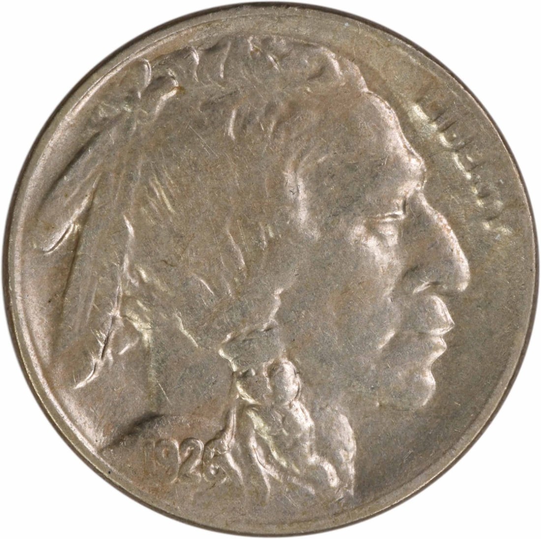 1926 San Francisco Buffalo Nickel About Uncirculated Uncertified US Coin: 1926 San Francisco Buffalo Nickel About Uncirculated Uncertified US Coin This 1926-S Buffalo Nickel from the San Francisco Mint is an uncertified coin in circulated condition, graded as About Uncircul