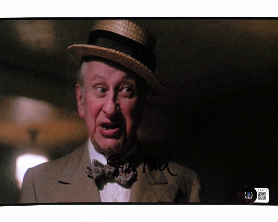 Studs Turkel Autographed 8x10 Photo from Eight Men Out BECKETT Certified: Studs Turkel Autographed 8x10 Photo from Eight Men Out BECKETT Certified This autographed 8x10 photograph features Studs Turkel, who portrayed "Hugh Fullerton" in the film Eight Men Out. The signature