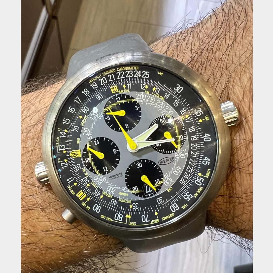 IKEPOD Megapode Titanium Chronograph Watch by Marc Newson 46mm (1 of 5)