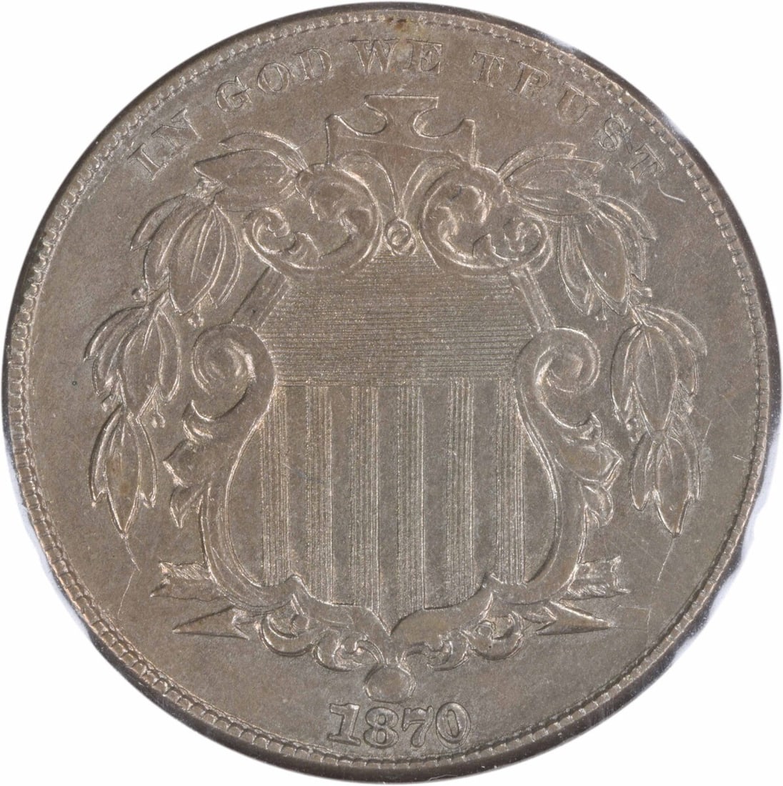 1870 Shield Nickel DDO RPD FS-101 Uncertified Rare Coin: 1870 Shield Nickel DDO RPD FS-101 Uncertified Rare Coin This 1870 Shield Nickel is a fascinating piece of numismatic history, featuring the design of renowned engraver James Barton Longacre. It is cla