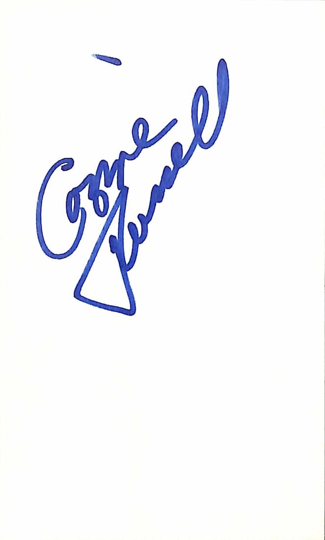 Cazzie Russell Autographed 3x5 Index Card Beckett Certified New York Knicks CBHOF (1 of 1)