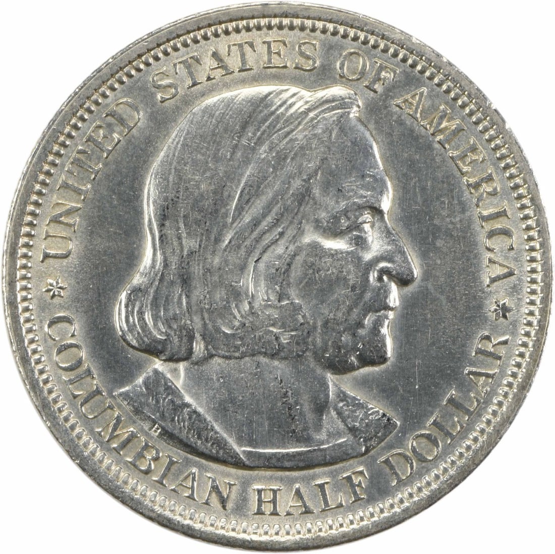 1892 Columbian Commemorative Silver Half Dollar Choice BU Uncertified: 1892 Columbian Commemorative Silver Half Dollar Choice BU Uncertified This Columbian Commemorative Silver Half Dollar from 1892 is a remarkable piece of numismatic history, featuring a Choice BU grade