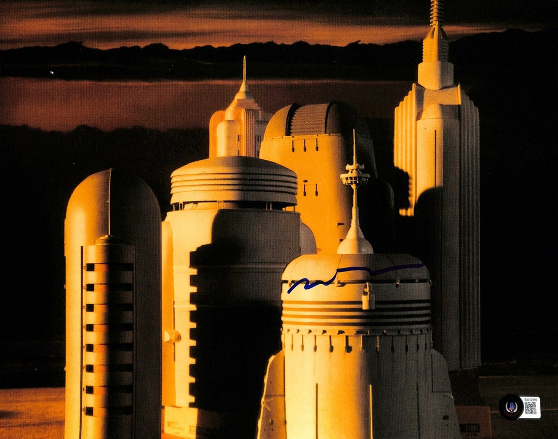 Marc Thorpe Signed 11x14 Photo Star Wars Empire Strikes Back Beckett Authenticated: Marc Thorpe Signed 11x14 Photo Star Wars Empire Strikes Back Beckett Authenticated This is an original 11x14 photograph from Star Wars: The Empire Strikes Back, signed by Marc Thorpe, a visual effects