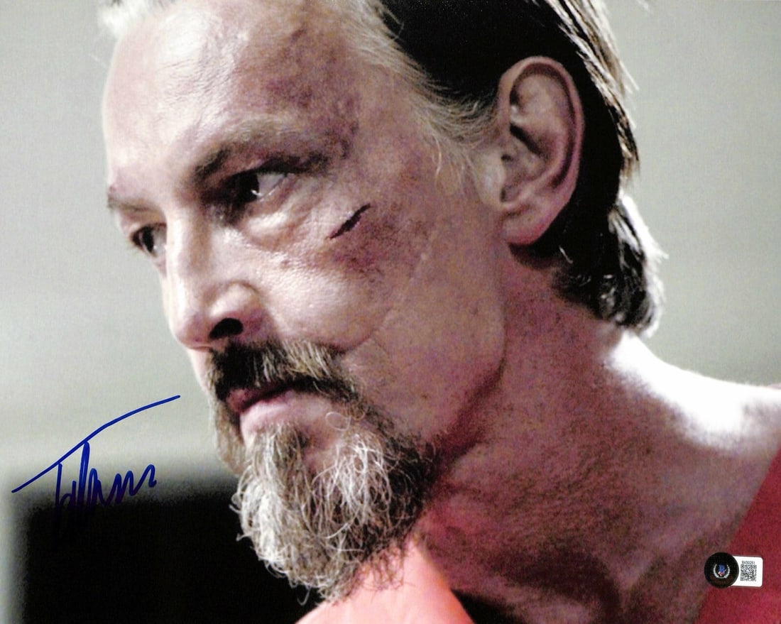 Tommy Flanagan Signed 11x14 Photograph Sons of Anarchy Beckett Certified: Tommy Flanagan Signed 11x14 Photograph Sons of Anarchy Beckett Certified This is an autographed 11x14 photograph of Tommy Flanagan, who portrayed "Chibs Telford" in the acclaimed TV series Sons of Ana