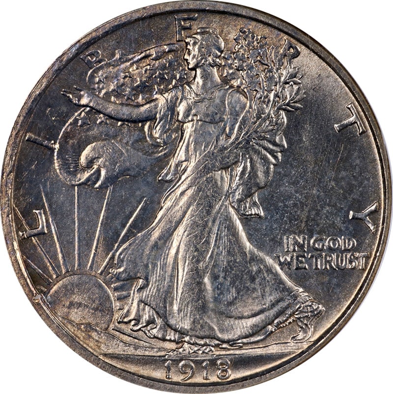 NGC MS63 1918-D Silver Walking Liberty Half Dollar Uncirculated: NGC MS63 1918-D Silver Walking Liberty Half Dollar Uncirculated This 1918-D Walking Liberty Half Dollar is certified by NGC with a grade of MS63. It features exceptional eye appeal, strong luster, and