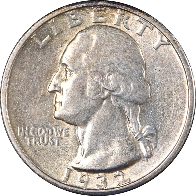 Key Date 1932-S Silver Washington Quarter Choice AU or BU San Francisco Mint (1 of 2)