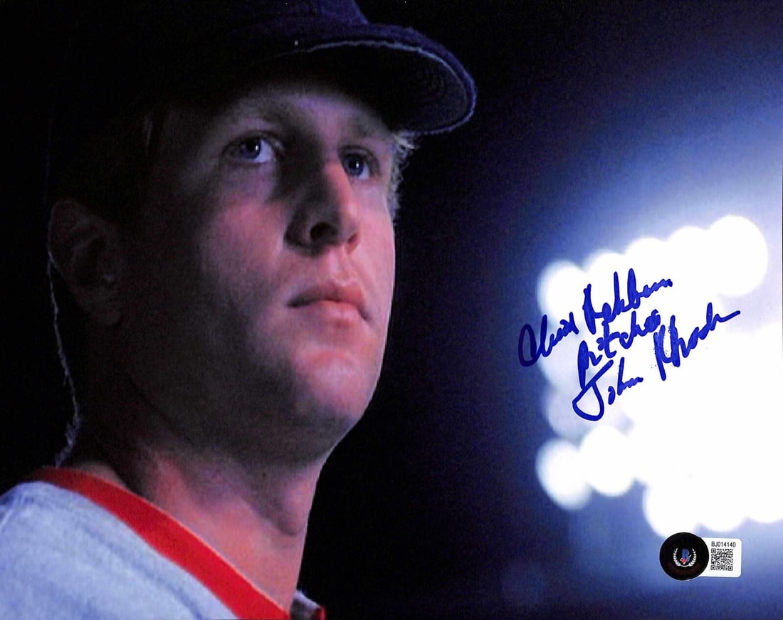 Christopher B Rehbaum Signed 8x10 Photo Pitcher John Rhoades The Natural Beckett Authenticated (1 of 1)