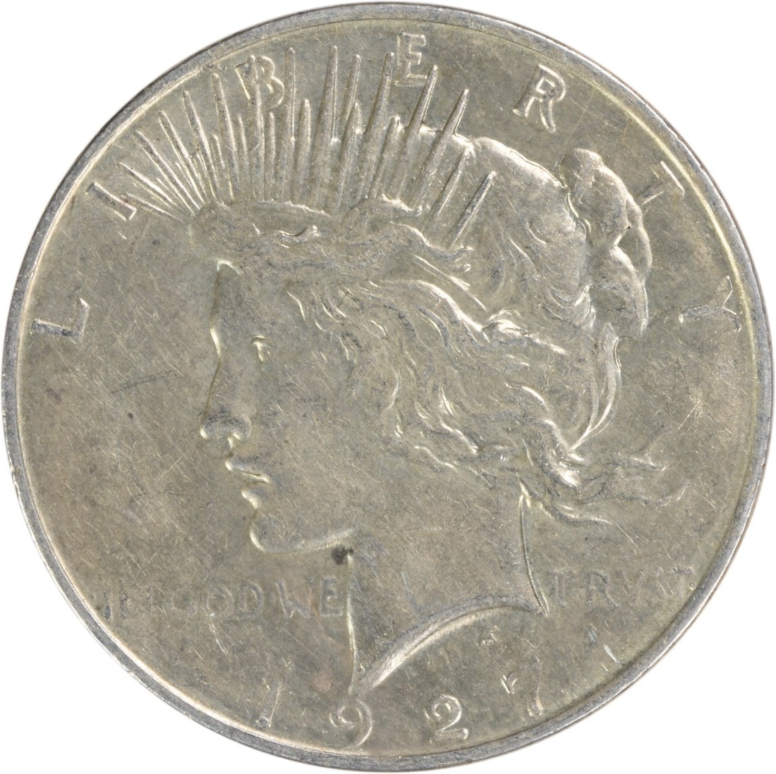 1927-D Peace Silver Dollar AU Uncertified by Anthony de Francisci (1 of 2)