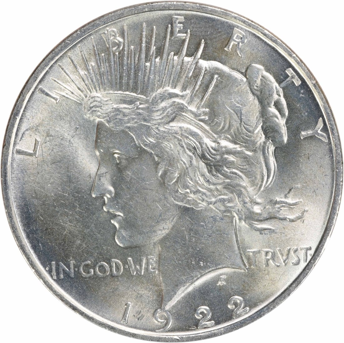 1922 Peace Silver Dollar Choice BU Uncertified Coin (1 of 2)