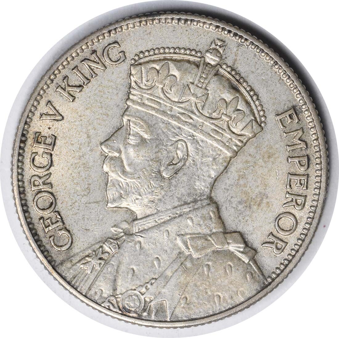 1936 Fiji 1 Florin KM5 Uncertified Silver Coin (1 of 2)