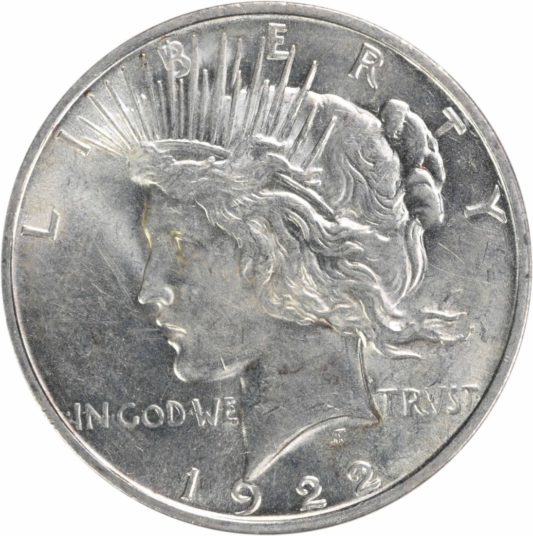 1922-D Peace Silver Dollar Uncertified Brilliant Uncirculated: 1922-D Peace Silver Dollar Uncertified Brilliant Uncirculated This 1922-D Peace Silver Dollar is a stunning piece, featuring brilliant uncirculated details. Struck in silver, this coin showcases the i