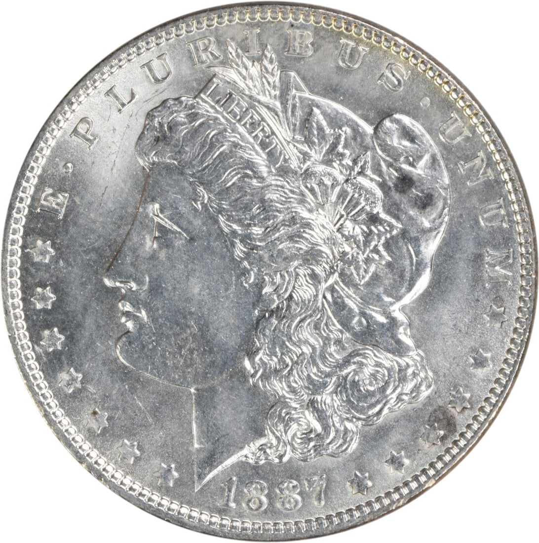 1887 Morgan Silver Dollar Choice BU Uncertified Silver Coin (1 of 2)