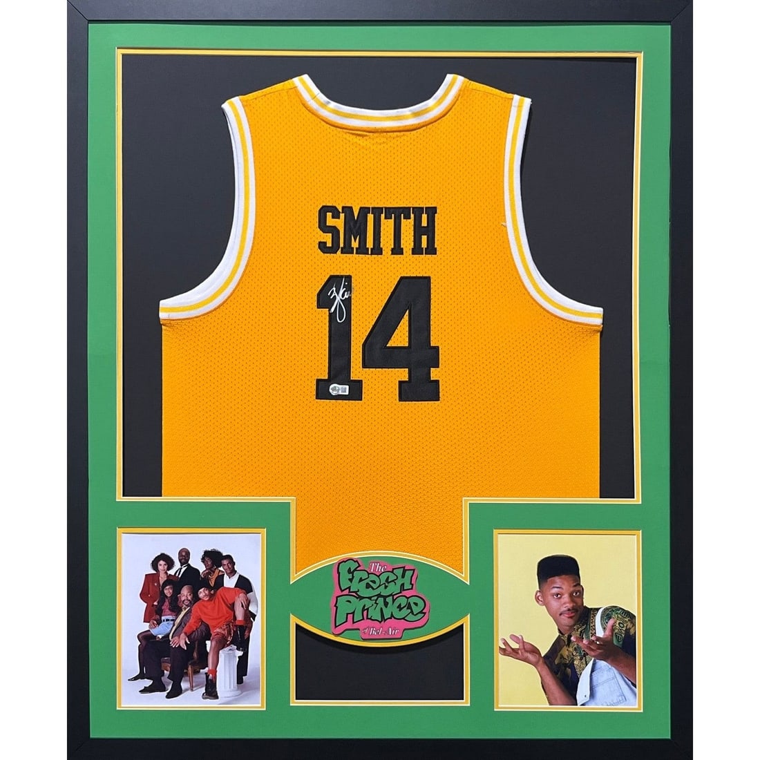 Will Smith Signed Framed Jersey Beckett Authenticated Fresh Prince (1 of 2)