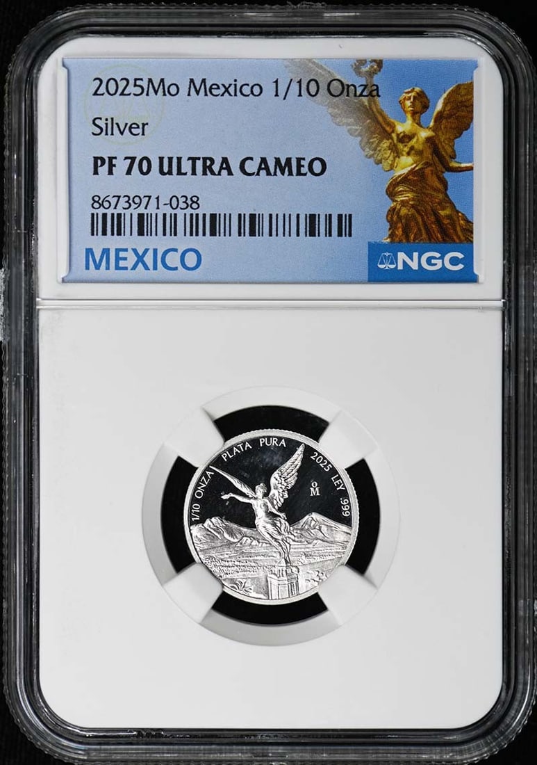 2025 Mexico Libertad 1/10 Onza Silver Coin NGC PF70 Ultra Cameo Limited Issue (1 of 4)