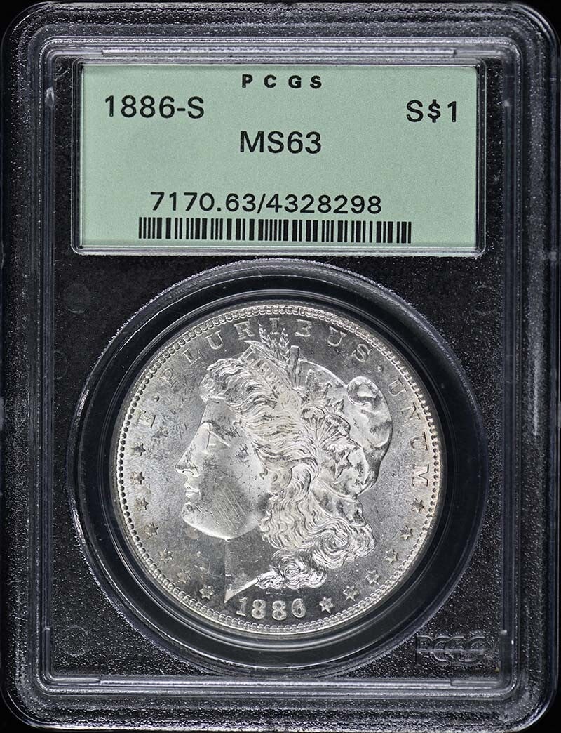 1886-S Morgan Dollar Uncirculated PCGS MS63 San Francisco (1 of 4)