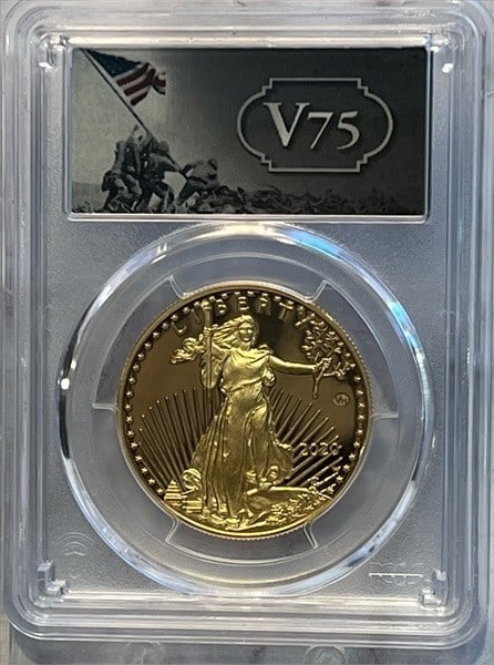 2020-W V75 Proof American Gold Eagle $50 PCGS First Strike PR70 (1 of 4)