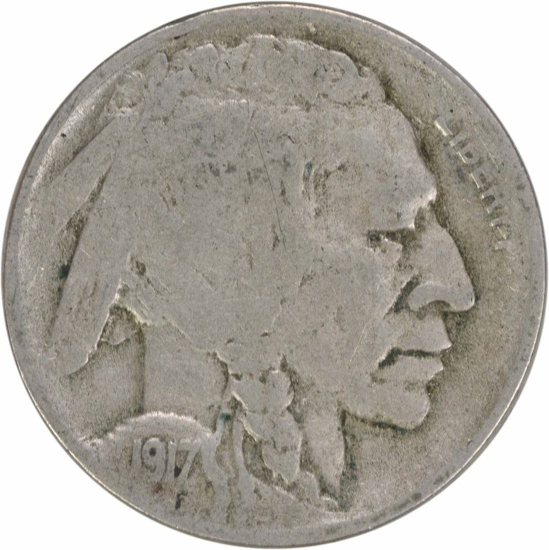 1917-D Buffalo Nickel 5C F Uncertified Denver Mint: 1917-D Buffalo Nickel 5C F Uncertified Denver Mint This 1917-D Buffalo Nickel is a remarkable piece of American currency, showcasing the artistry of designer James Earle Fraser. With a denomination of