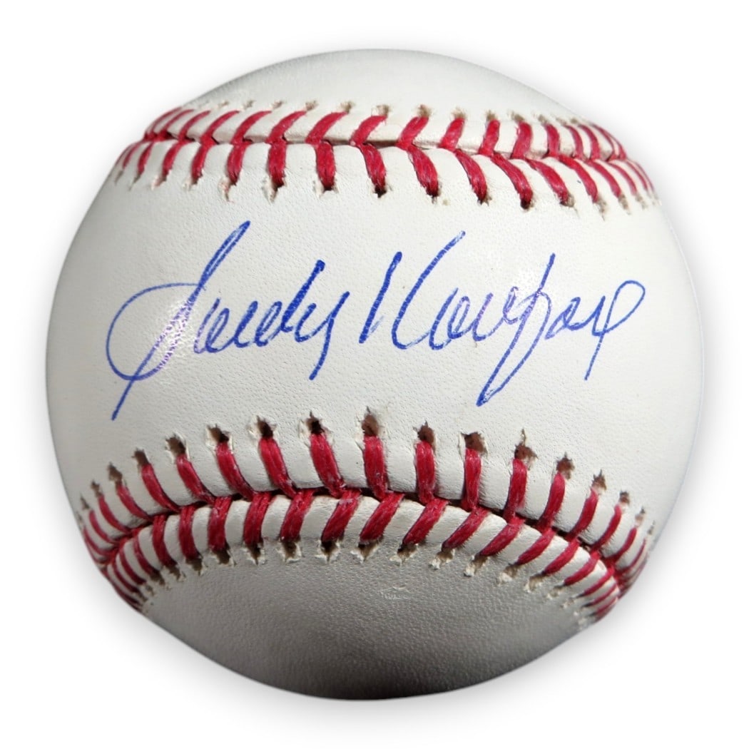 Sandy Koufax Autographed Baseball Dodgers JSA Authenticated: Sandy Koufax Autographed Baseball Dodgers JSA Authenticated Add a piece of baseball history to your collection with this Sandy Koufax autographed baseball. This original item features the legendary pi