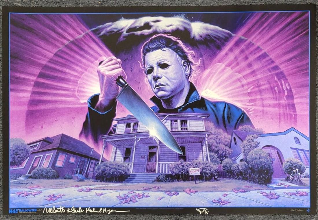 Limited Edition Halloween Poster 24x36 Signed by Nick Castle (1 of 8)