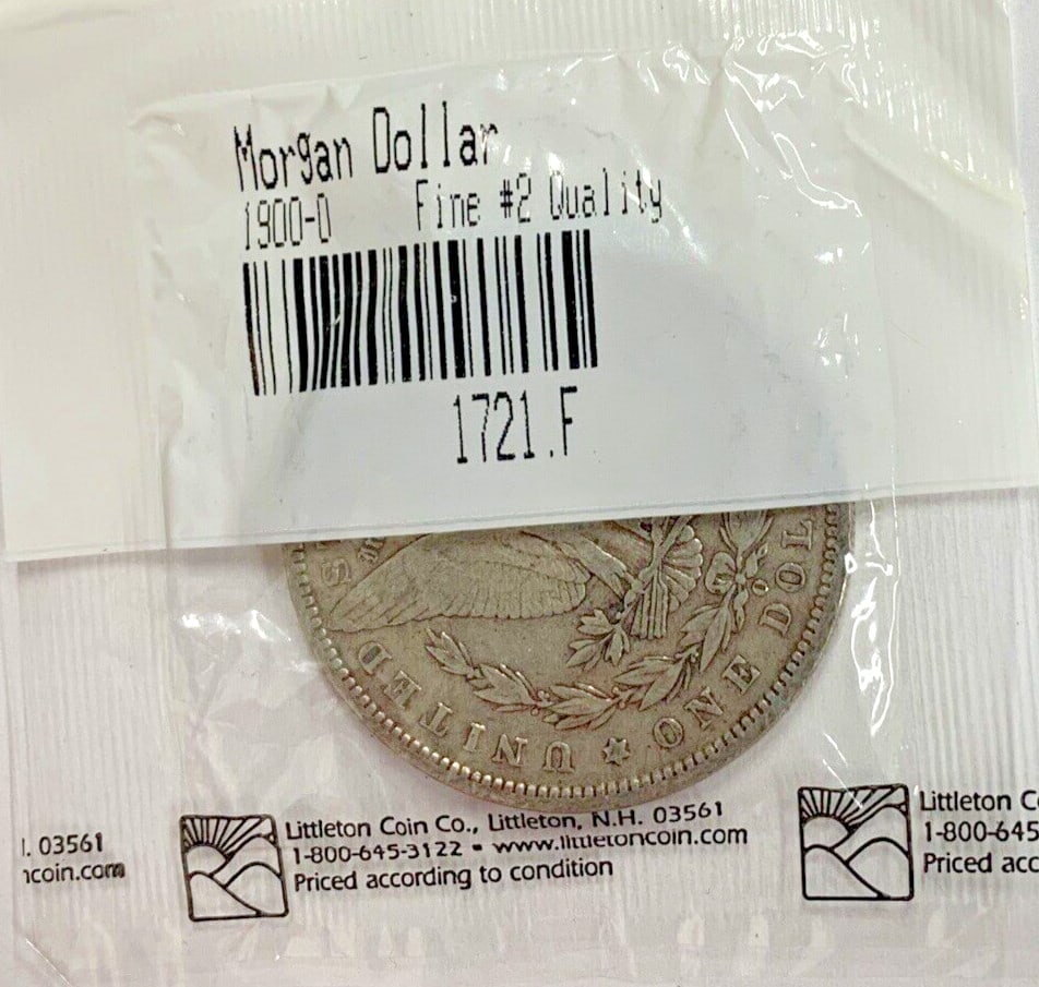 New Orleans Mint 1900 Morgan Silver Dollar Circulated US Coin: New Orleans Mint 1900 Morgan Silver Dollar Circulated US Coin This is a 1900-O Morgan Silver Dollar from the United States, minted in New Orleans. The coin is composed of silver, has a denomination of